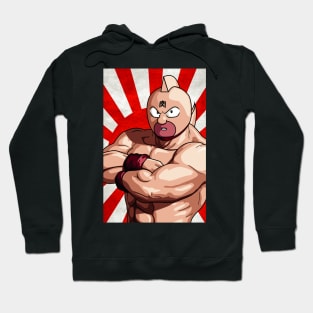 Kinnikuman Rising Sun Vertical Hoodie